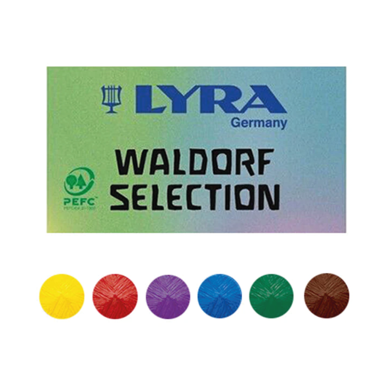 LYRA SUPER FERBY KLEURPOTLOOD SET WALDORF 6X 2
