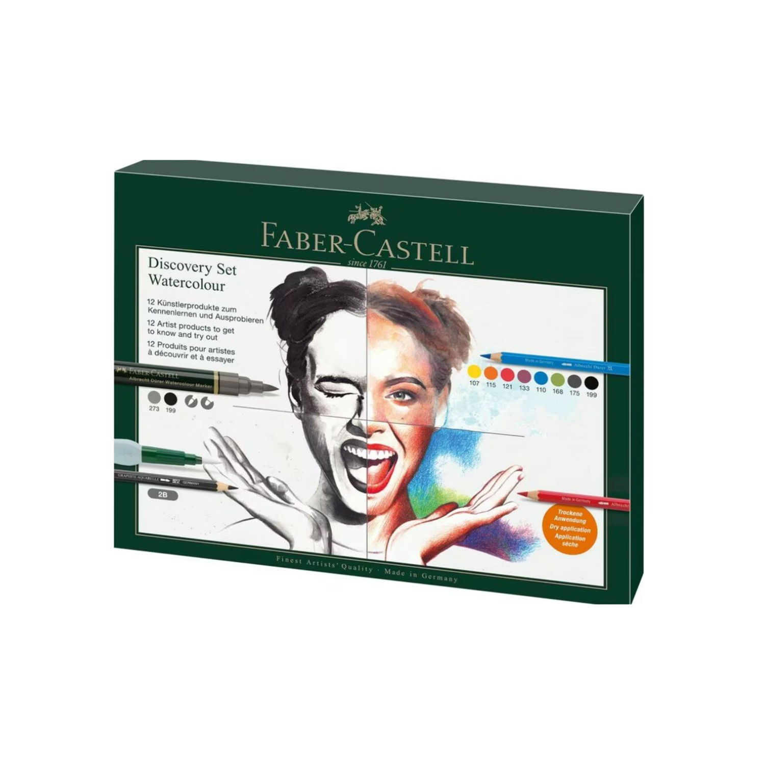 FABER-CASTELL ALBRECHT DÜRER AQUARELLSTIFTE DISCOVERYSET WET 4