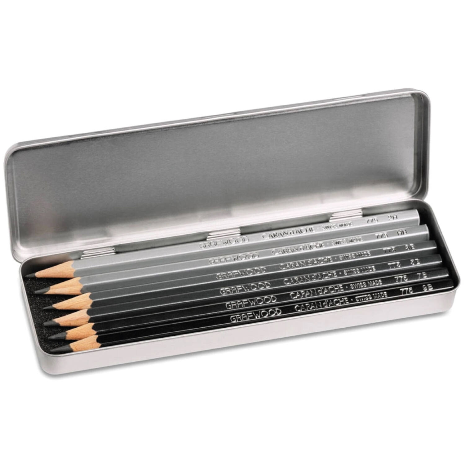 CARAN D'ACHE GRAFWOOD ARTIST BLEISTIFT SET 6 STÜCK 2