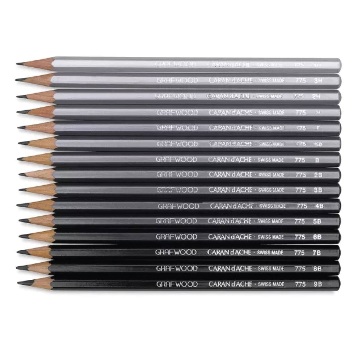 CARAN D'ACHE GRAFWOOD ARTIST BLEISTIFT SET 15 STÜCK 2