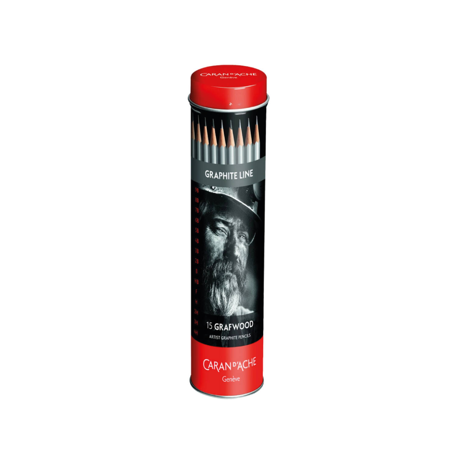 CARAN D'ACHE GRAFWOOD ARTIST BLEISTIFT SET 15 STÜCK 3
