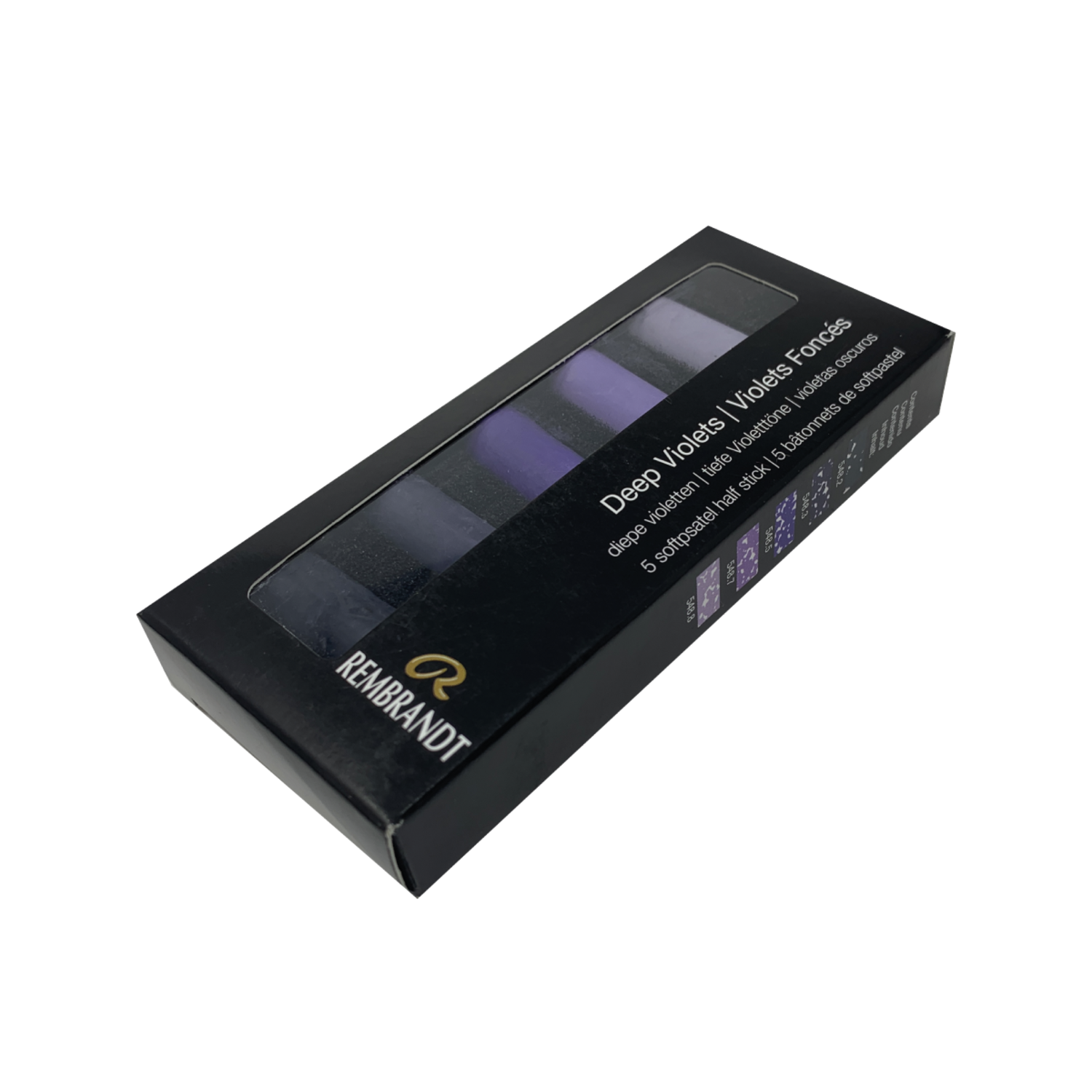 REMBRANDT SOFTPASTEL SET DEEP VIOLETS HALBE KREIDEN 5X 4