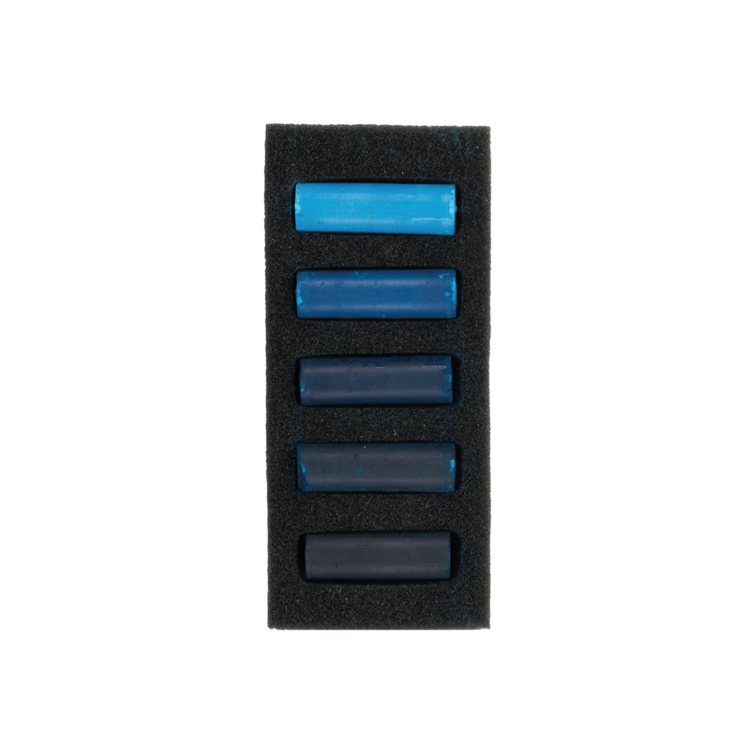 REMBRANDT SOFTPASTEL SET WARM BLUES HALBE KREIDEN 5X 2