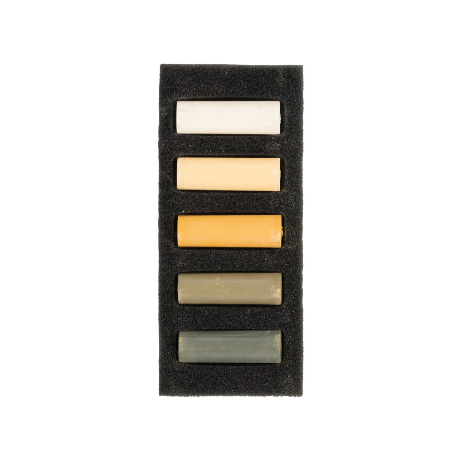REMBRANDT SOFTPASTEL SET YELLOW OCHRES HALBE KREIDEN 5X 2