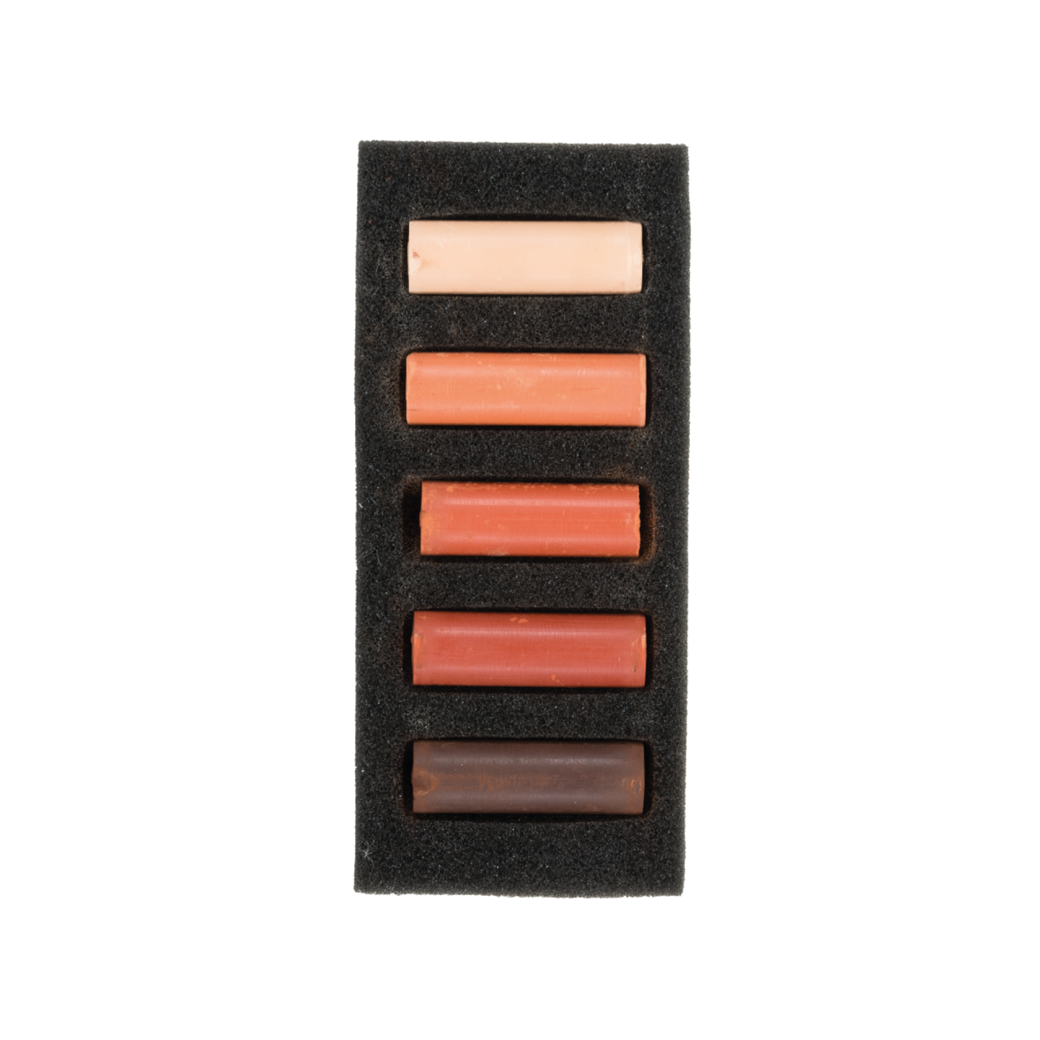 REMBRANDT SOFTPASTEL SET BURNT SIENNA HALBE KREIDEN 5X 2