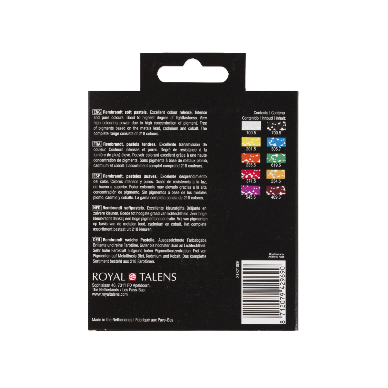 REMBRANDT SOFTPASTEL SET GENERAL SELECTION HALBE KREIDEN 10X 3