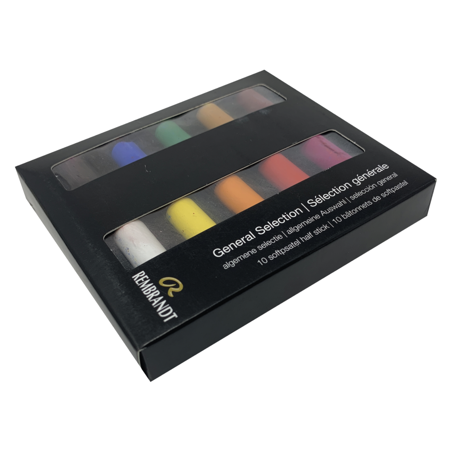 REMBRANDT SOFTPASTEL SET GENERAL SELECTION HALBE KREIDEN 10X 4