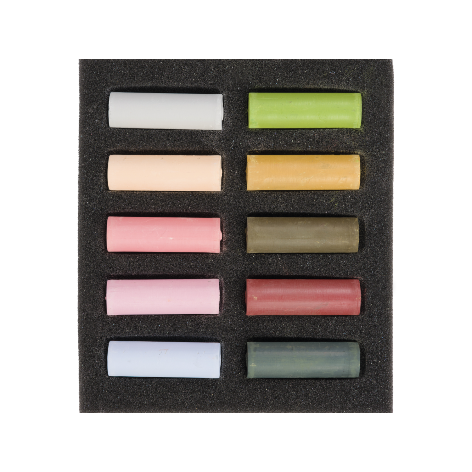 REMBRANDT SOFTPASTEL SET MUTED COLOURS HALBE KREIDEN 10X 2