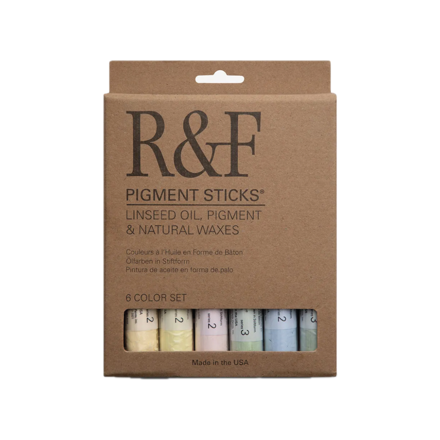 R&F PIGMENT STICK CHROMATIC TONE SET 6X38ML 3