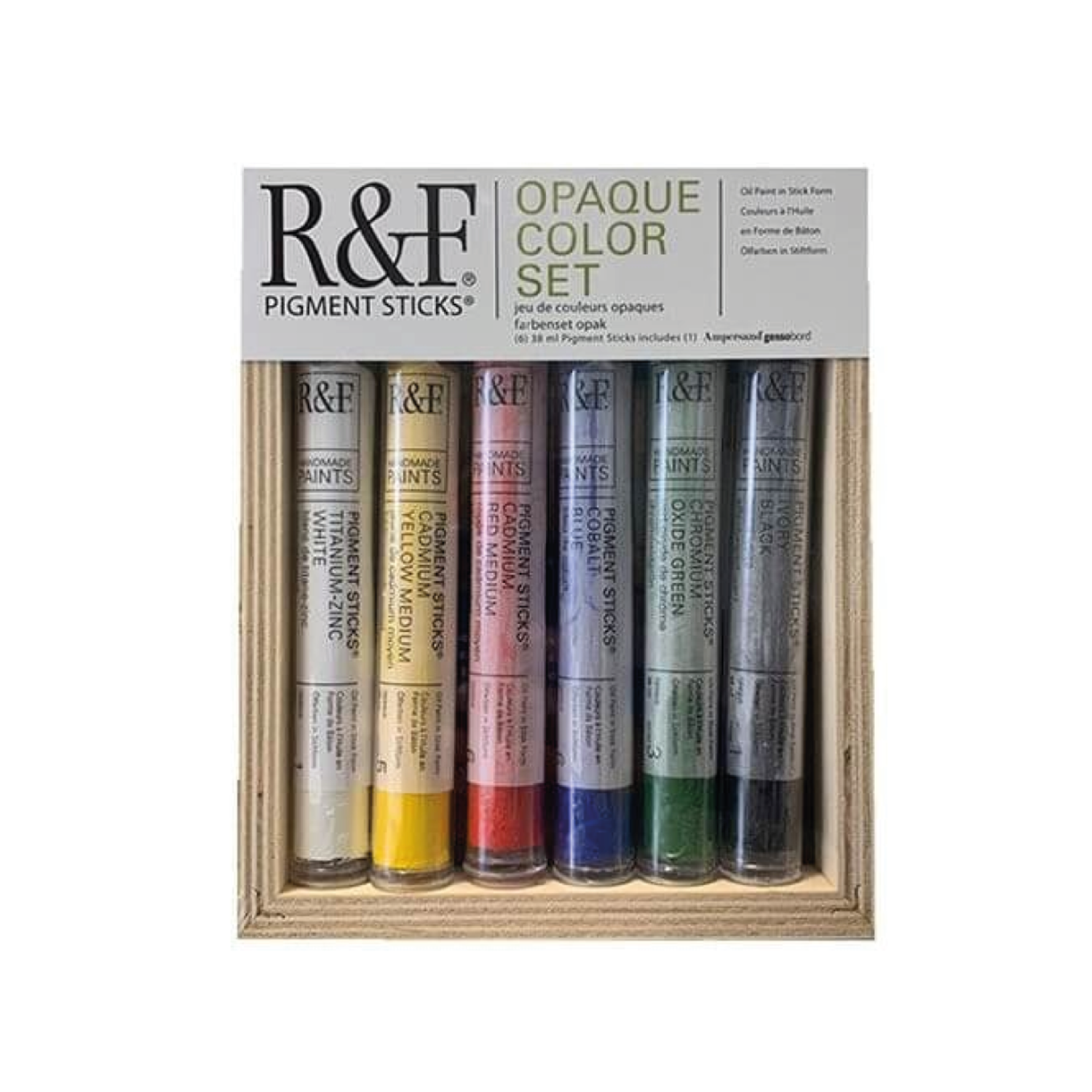 R&F PIGMENT STICK OPAQUE COLOR SET 6X38ML 3