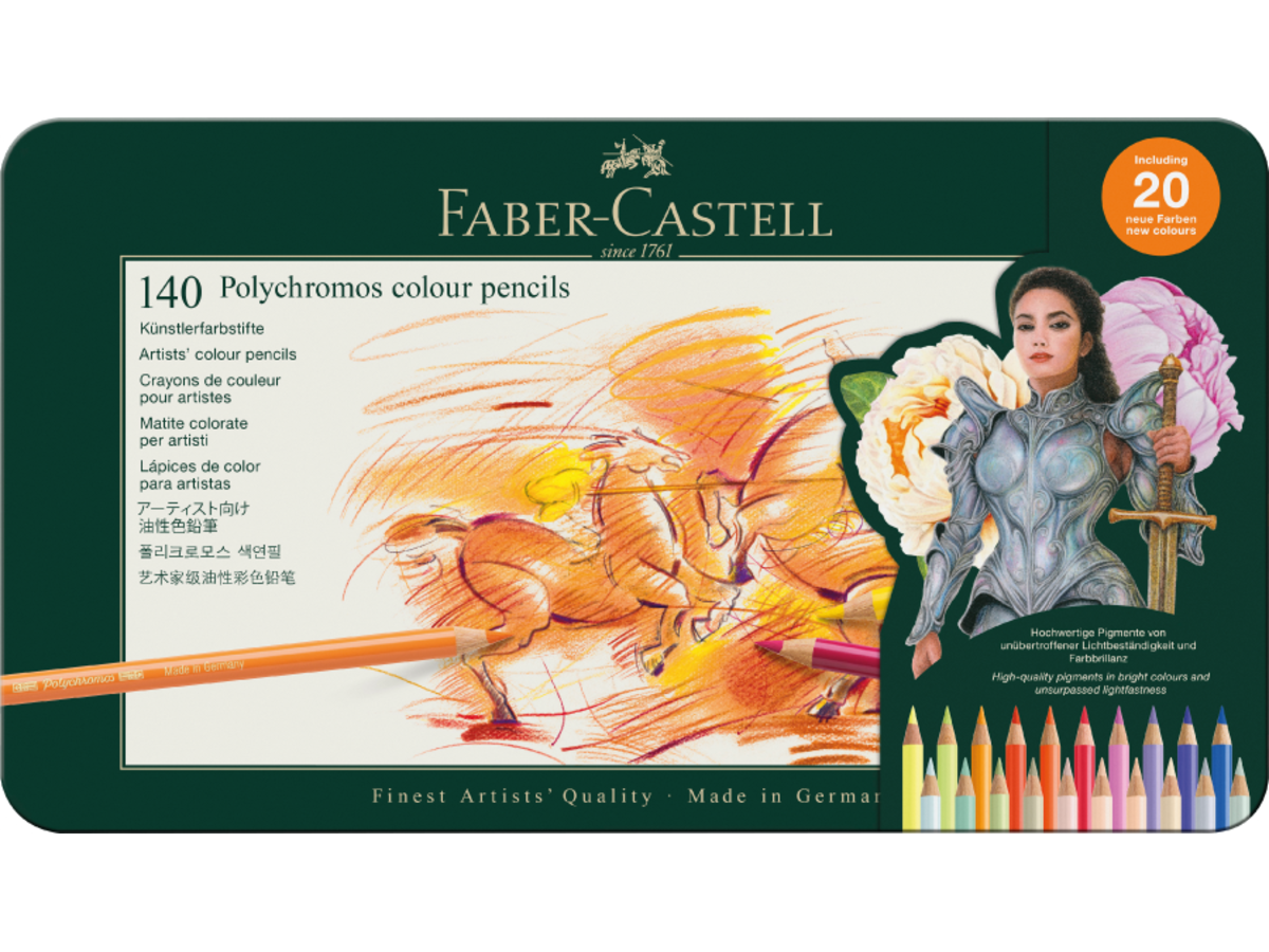 FABER-CASTELL POLYCHROMOS BUNTSTIFTSET 140-TEILIG 2