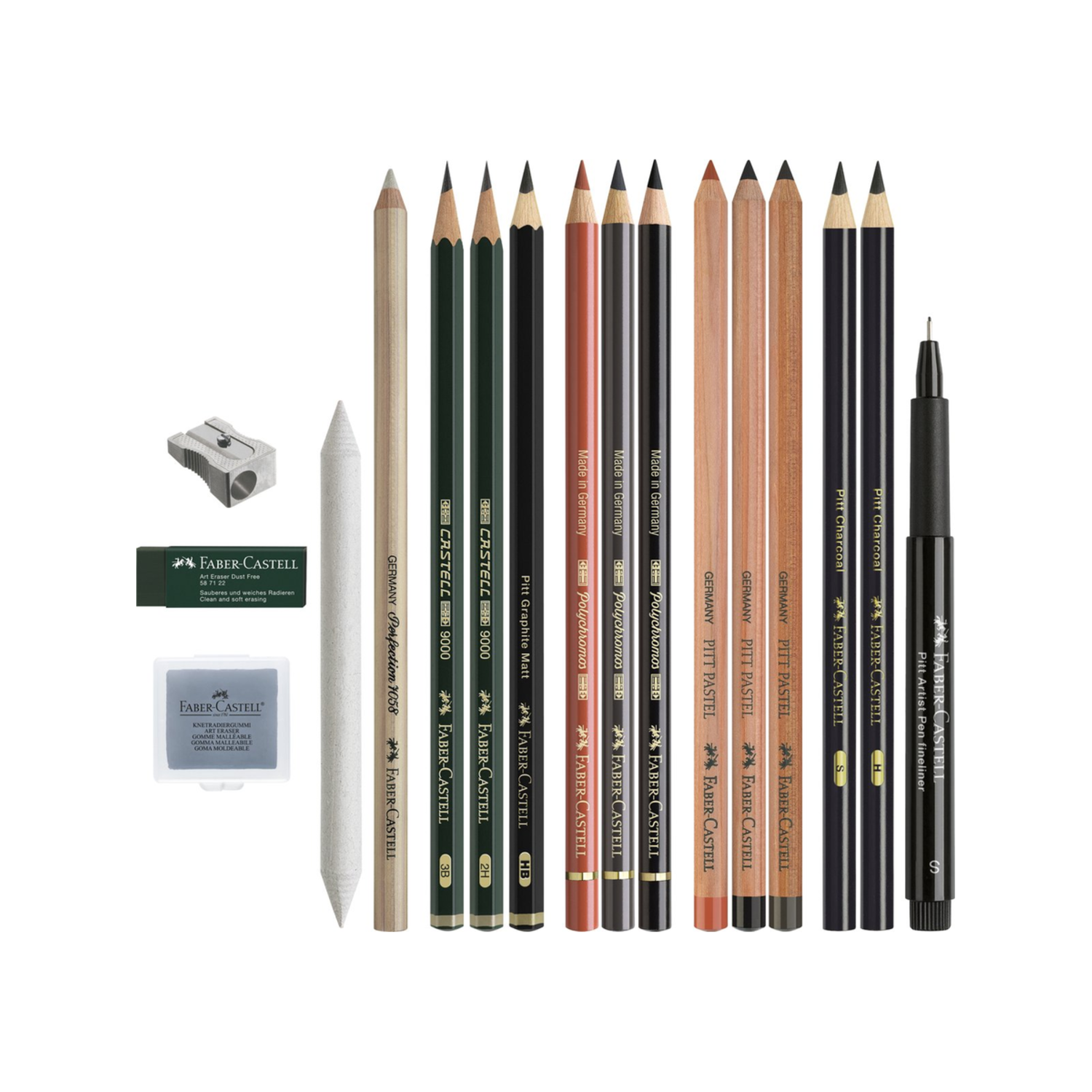 FABER-CASTELL PITT MONOCHROM DISCOVERY SET DRY ART FC-112925 3