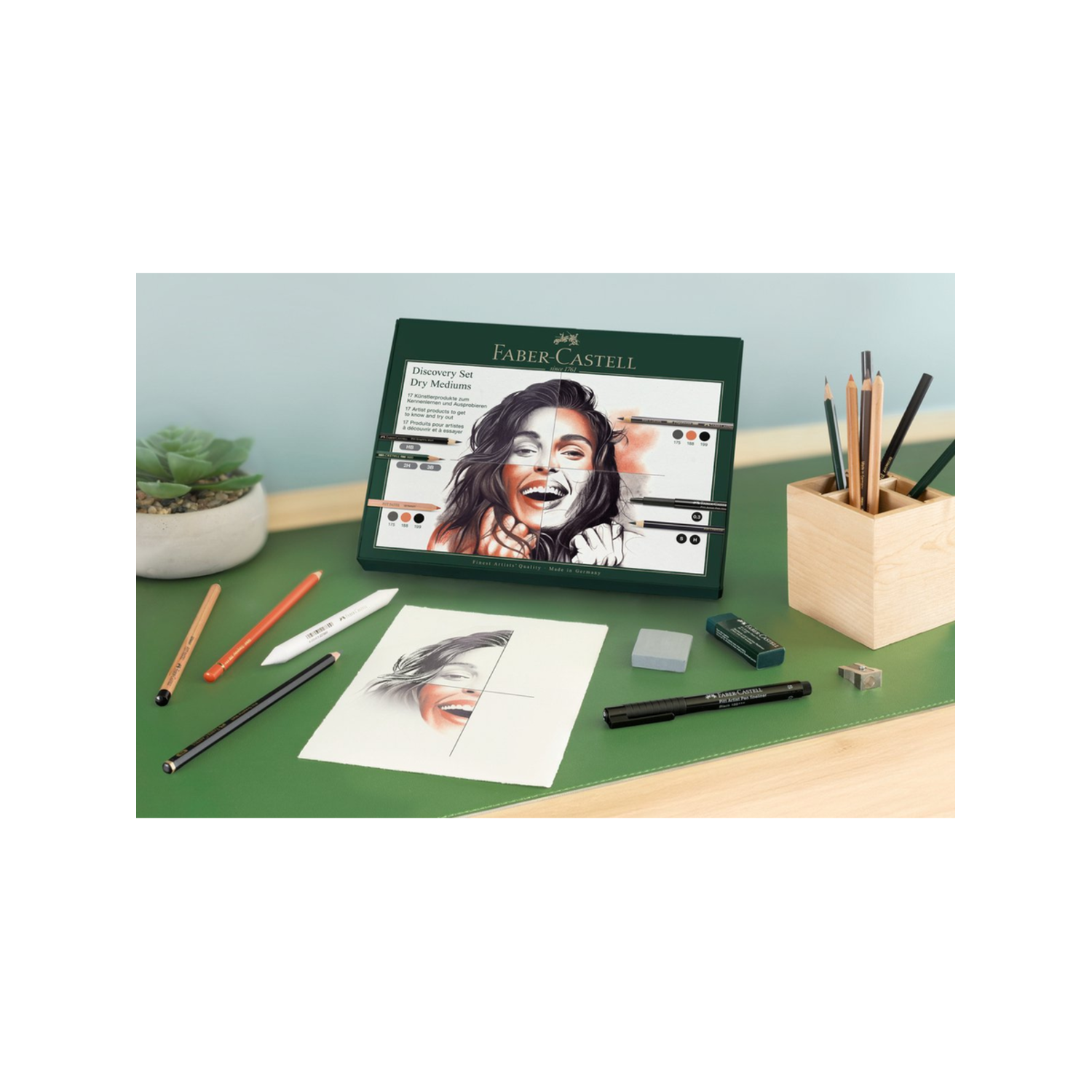 FABER-CASTELL PITT MONOCHROM DISCOVERY SET DRY ART FC-112925 5