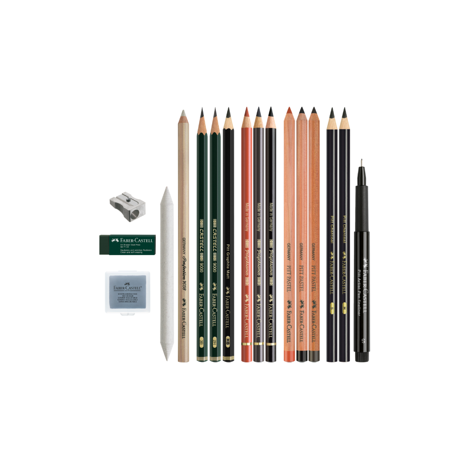 FABER-CASTELL PITT MONOCHROM DISCOVERY SET DRY ART FC-112925 6