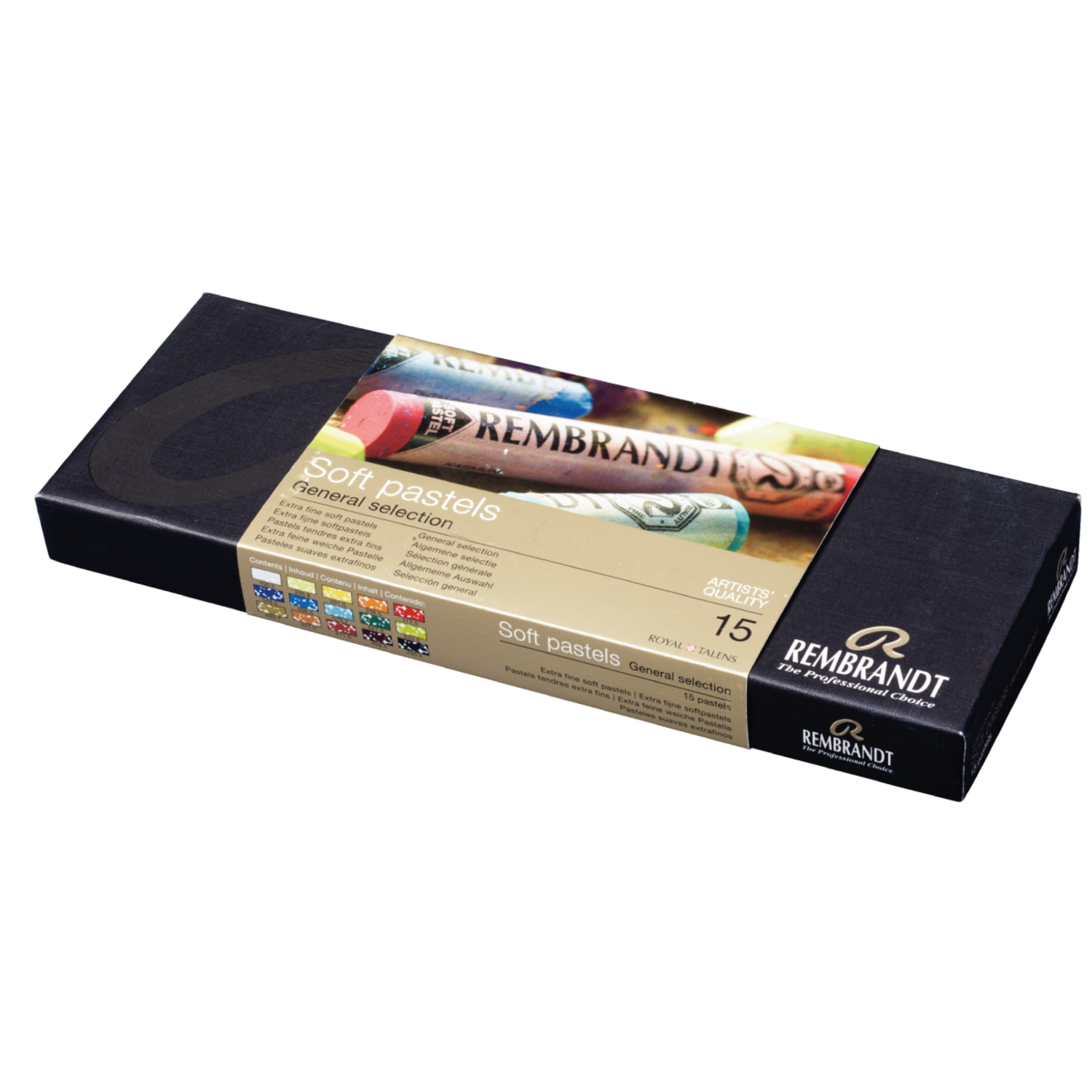 REMBRANDT SOFTPASTELL SET GANZ GENERAL SELECTION 15X 2