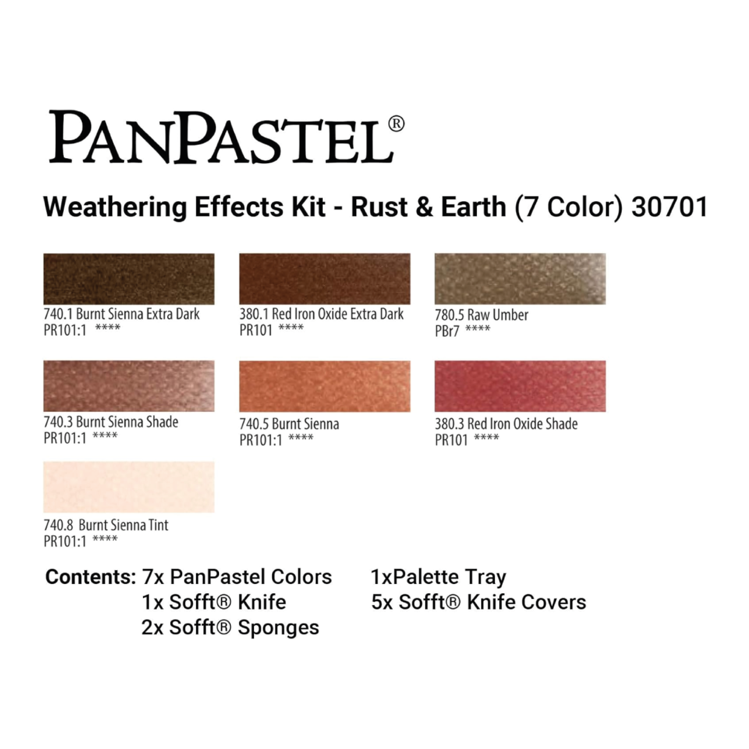 PANPASTEL WEATHERING-KIT 1 (7X) 3