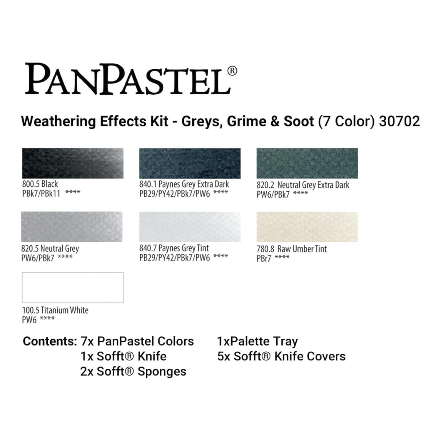 PANPASTEL WEATHERING KIT 2 (7X) 3
