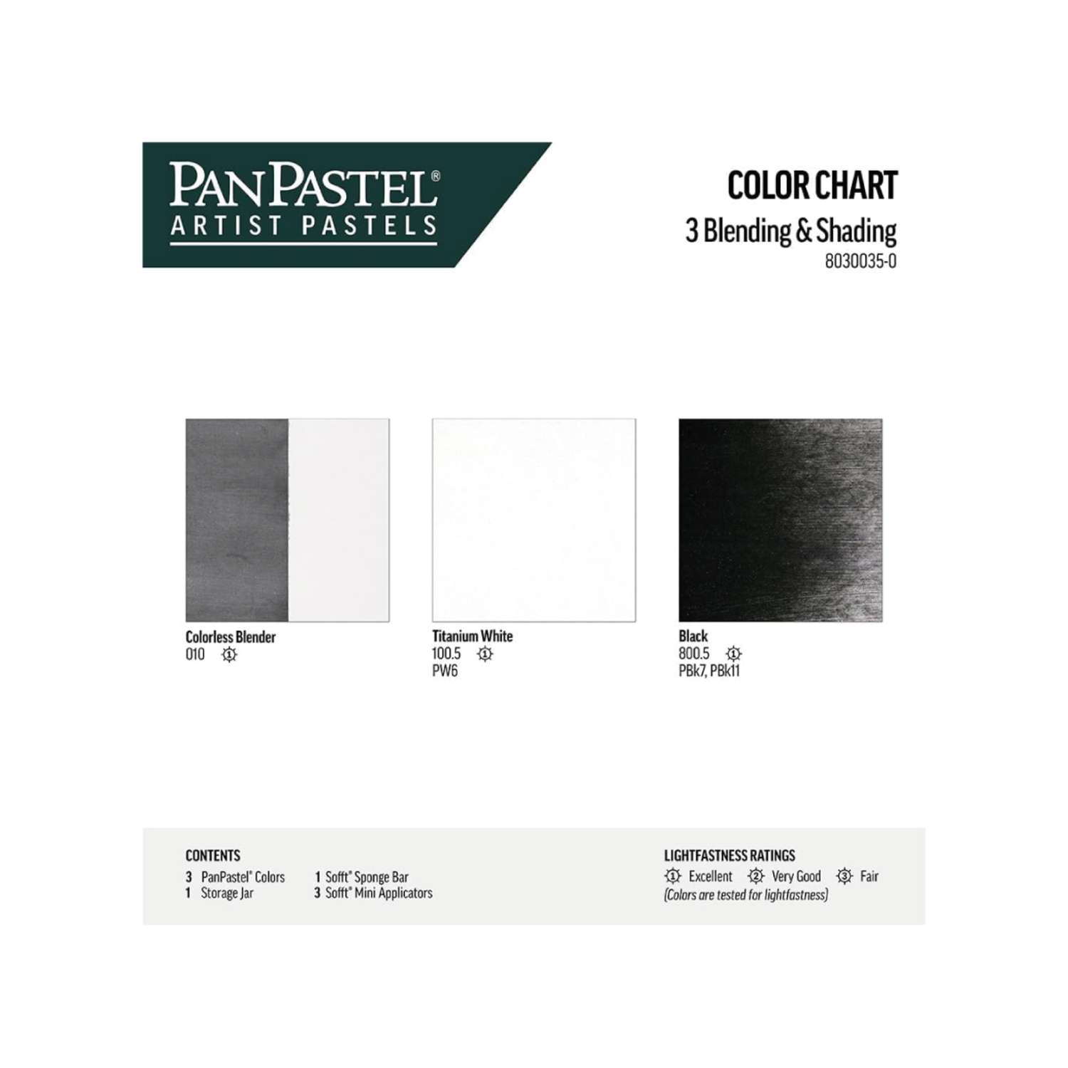 PANPASTEL BLENDING & SHADING SET 3X 2