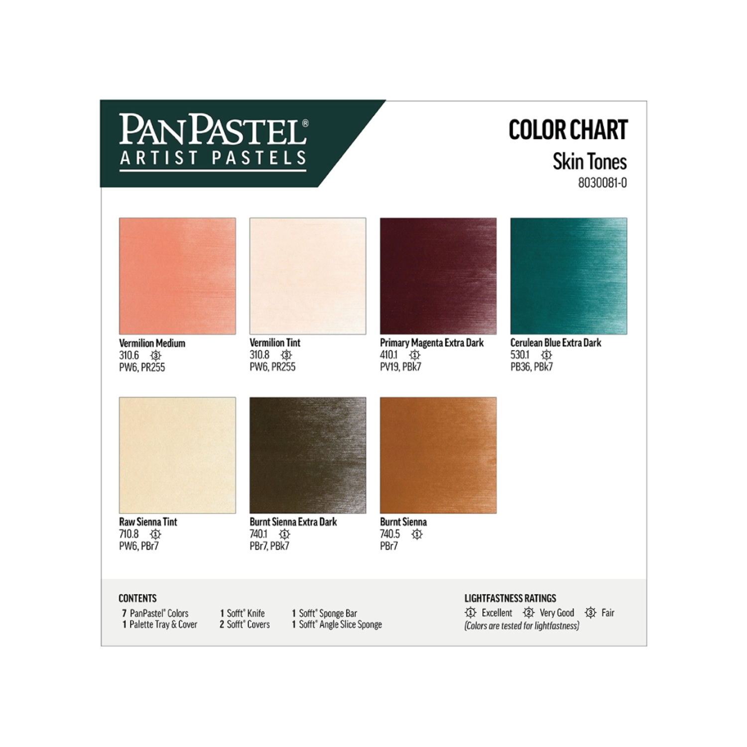 PANPASTEL SKINTONES STARTERKIT 7X 2