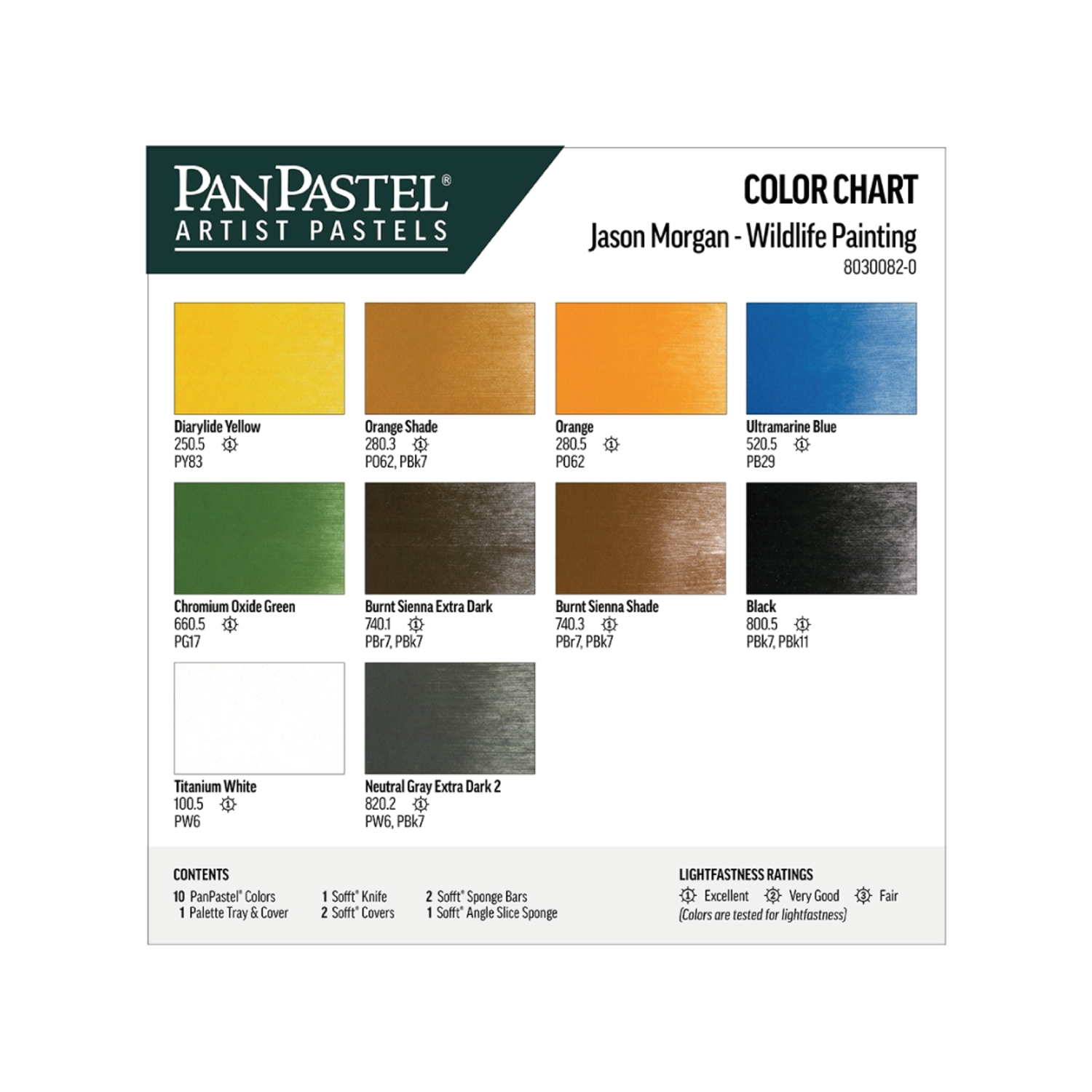 PANPASTEL WILDLIFE STARTERKIT 10X 2