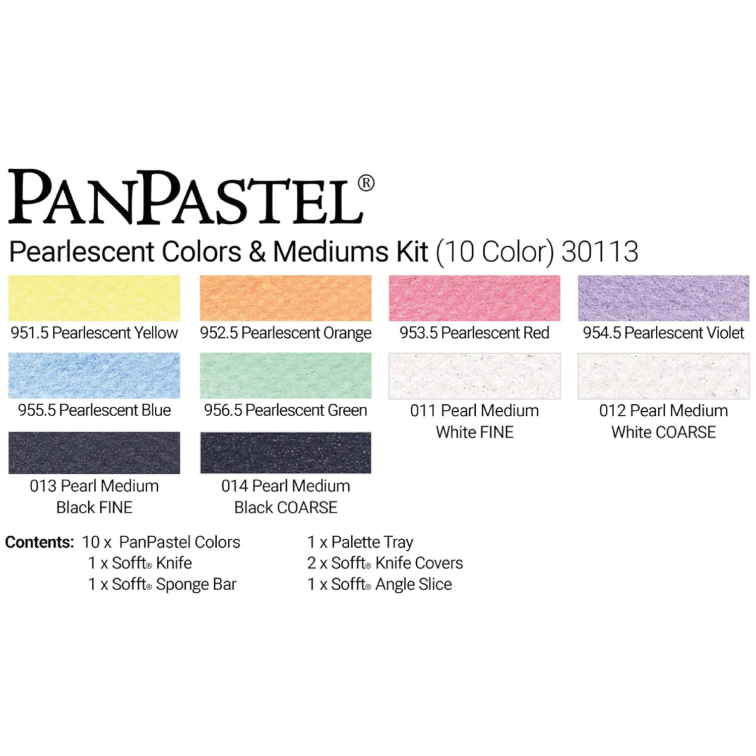 PANPASTEL PEARL & MEDIUM STARTER KIT 10X 2