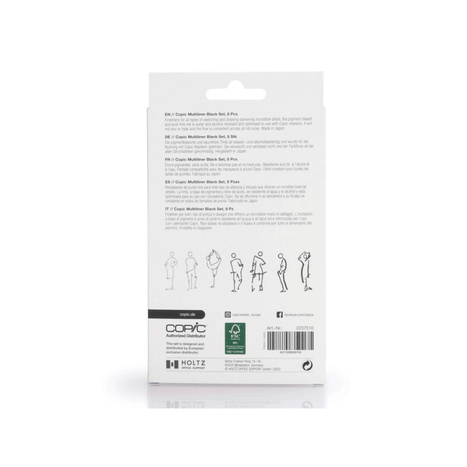 COPIC MULTILINER CLASSIC SET 3