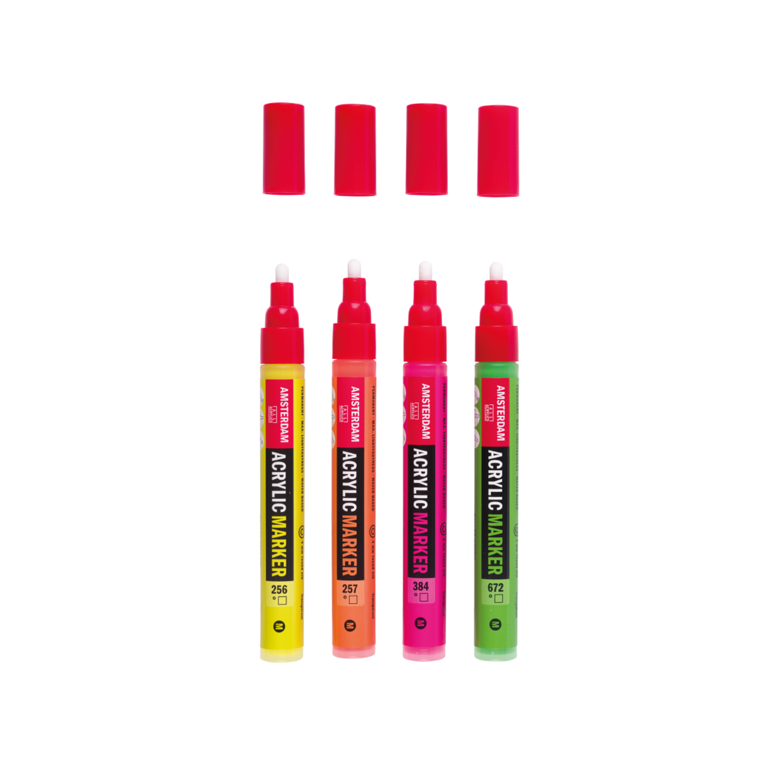 AMSTERDAM ACRYL MARKER SET 4 STÜCK REFLEX 2