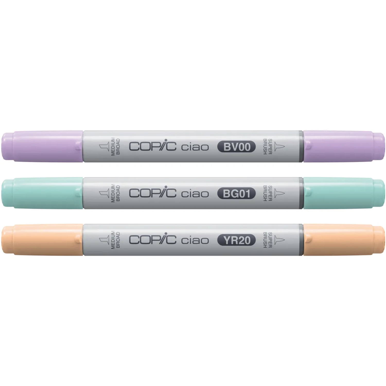 COPIC CIAO MARKERSET LAYER & MIX PASTEL PALETTE 3-TEILIG 2