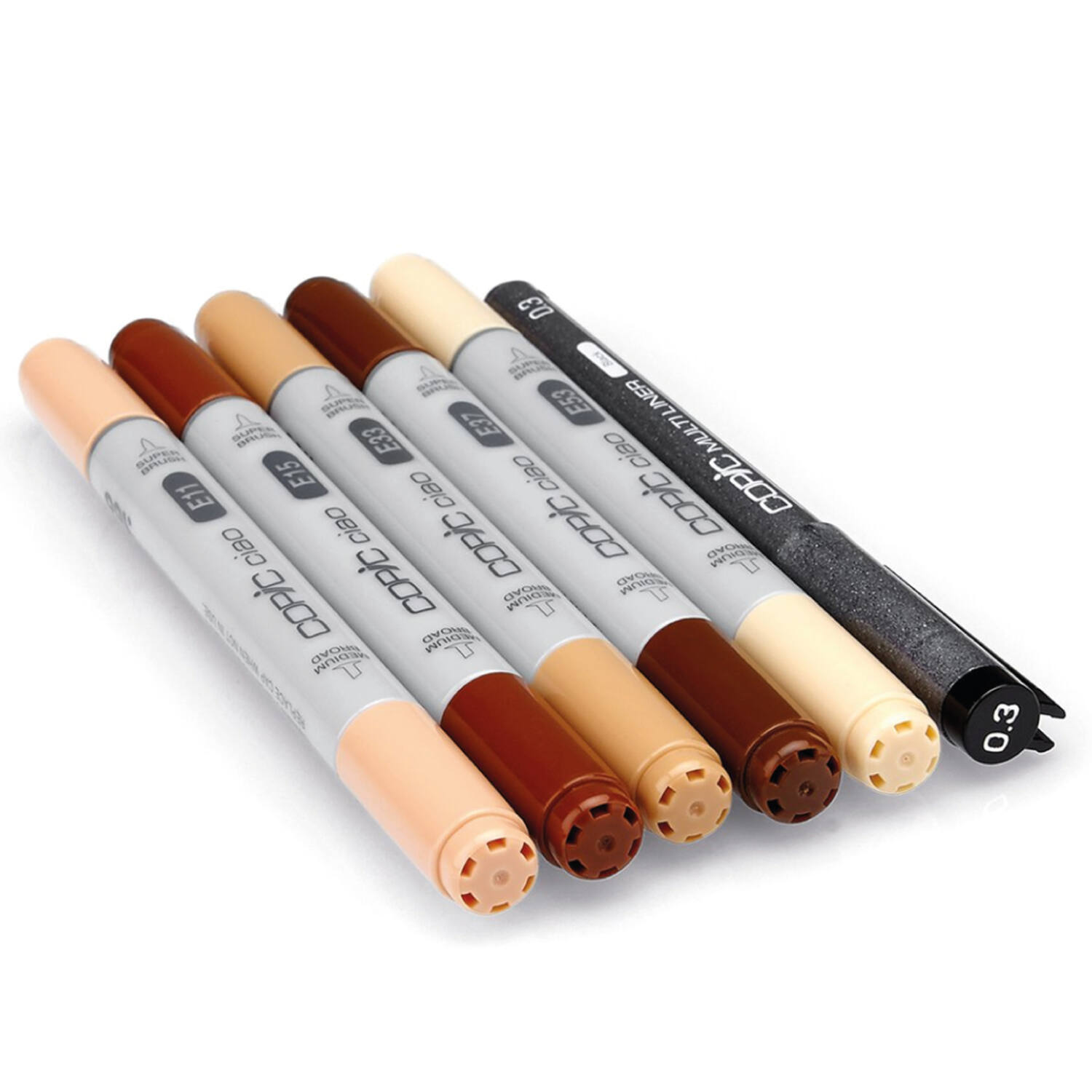 COPIC CIAO SET 5+1  (MULTILINER) PORTRAIT COLOURS SET 2 3