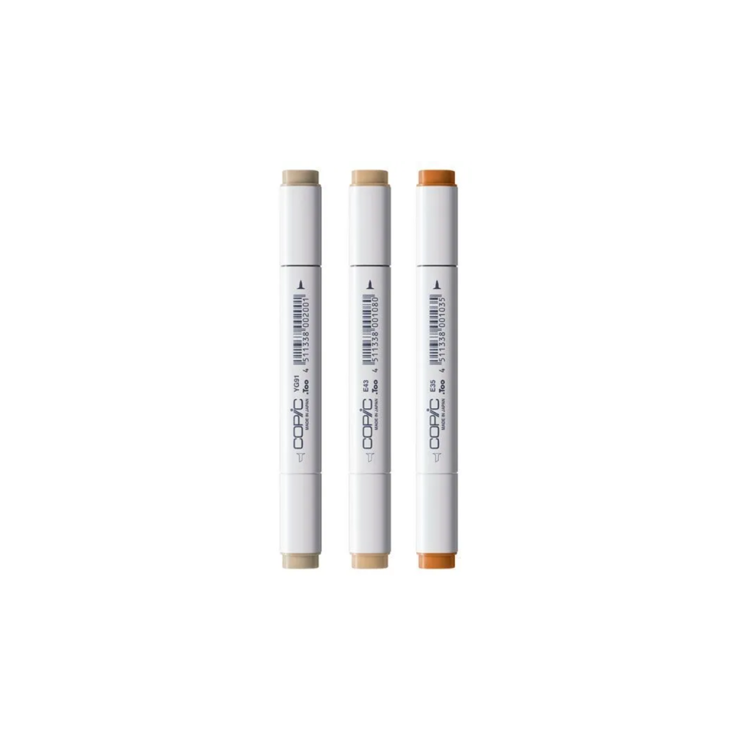 COPIC CLASSIC MARKER SET DESIGNER COLLECTION PALE WOOD TINTS 3X 3
