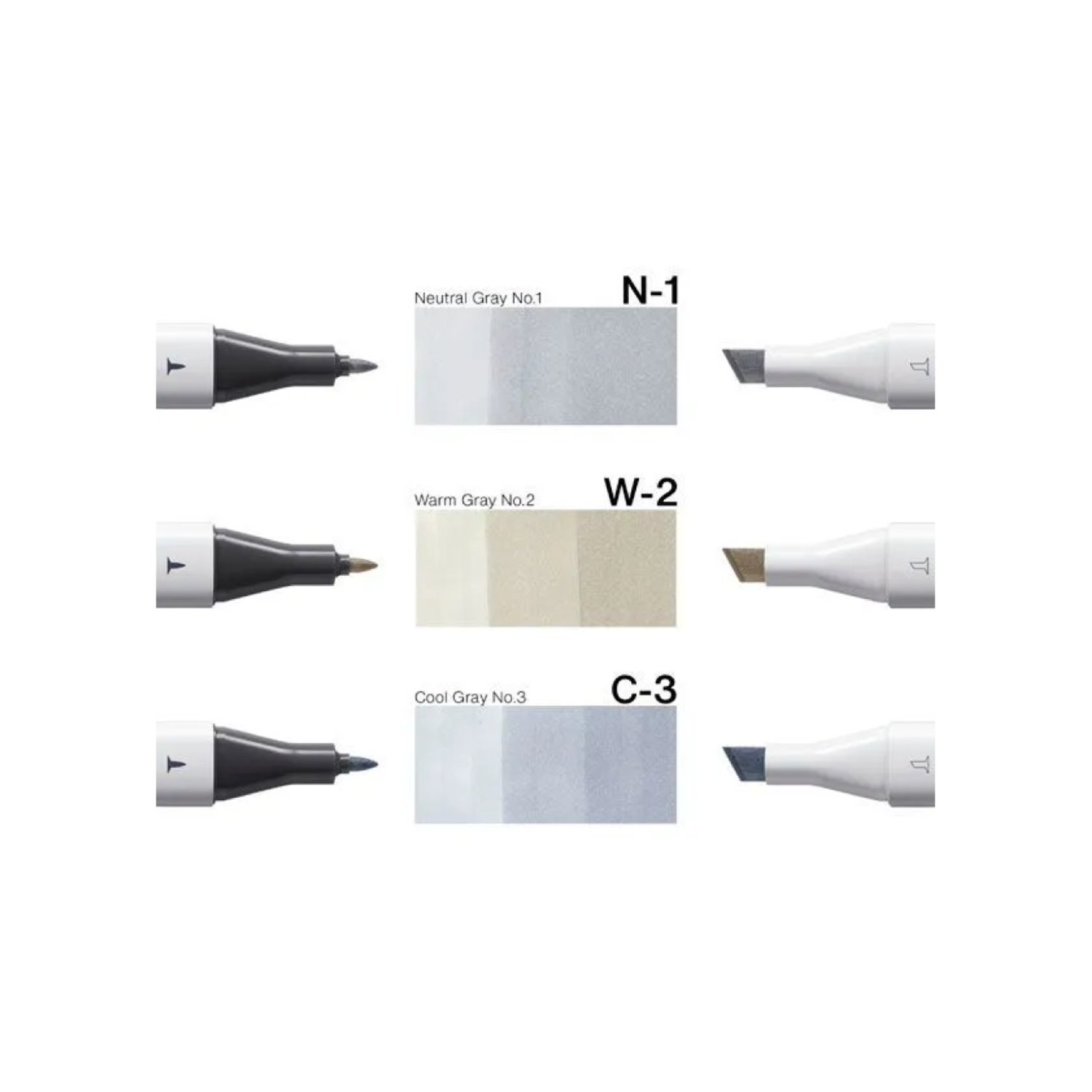 COPIC CLASSIC MARKER SET DESIGNER COLLECTION CRYSTAL GLASS TINTS 3X 2