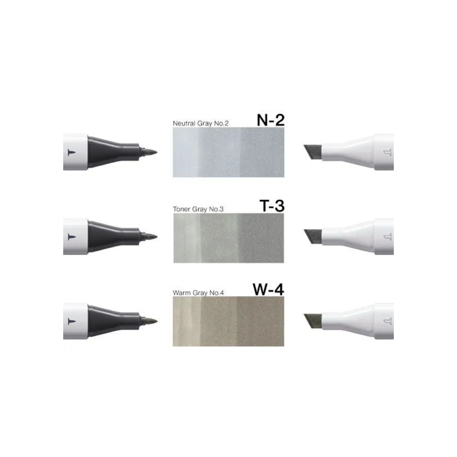 COPIC CLASSIC MARKER SET DESIGNER COLLECTION CONCRETE TINTS 3X 2