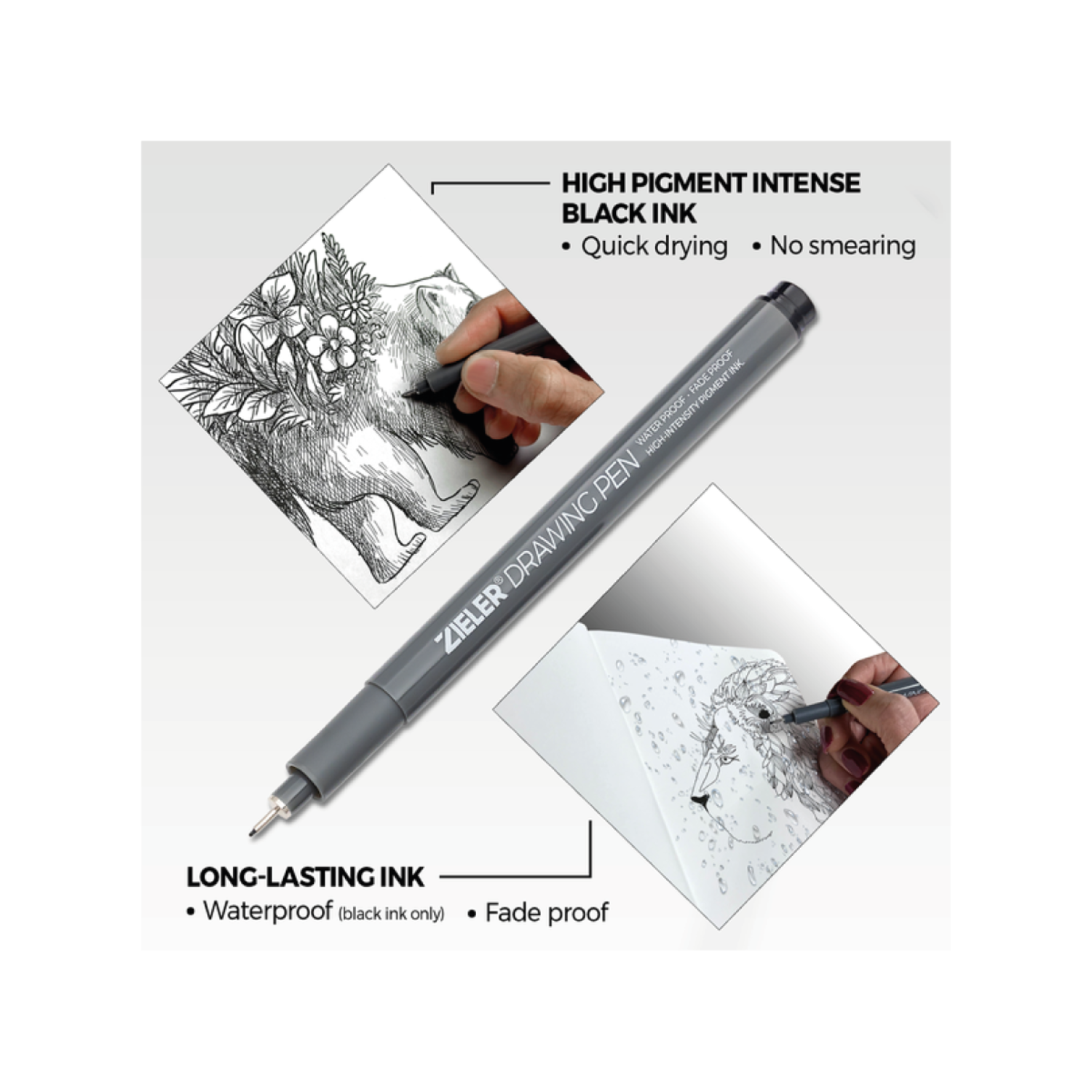 ZIELER FINELINER SET 12X 4