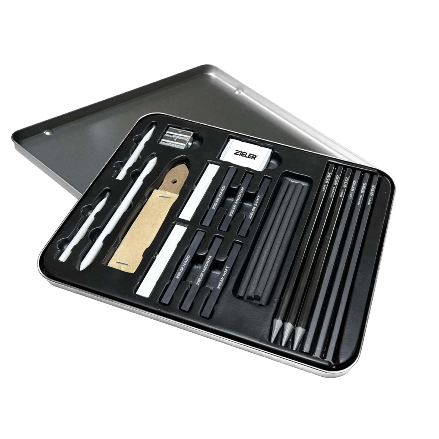 ZIELER CHARCOAL DRAWING INTRODUCTORY SET 24X 3