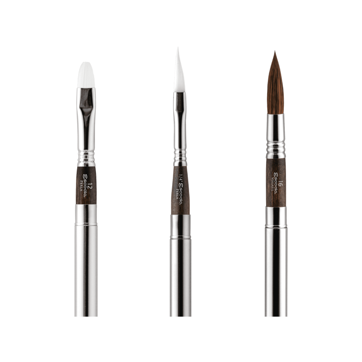 ESCODA AQUARELL REISEPINSEL BLACK SET 1272 3 STÜCK 2