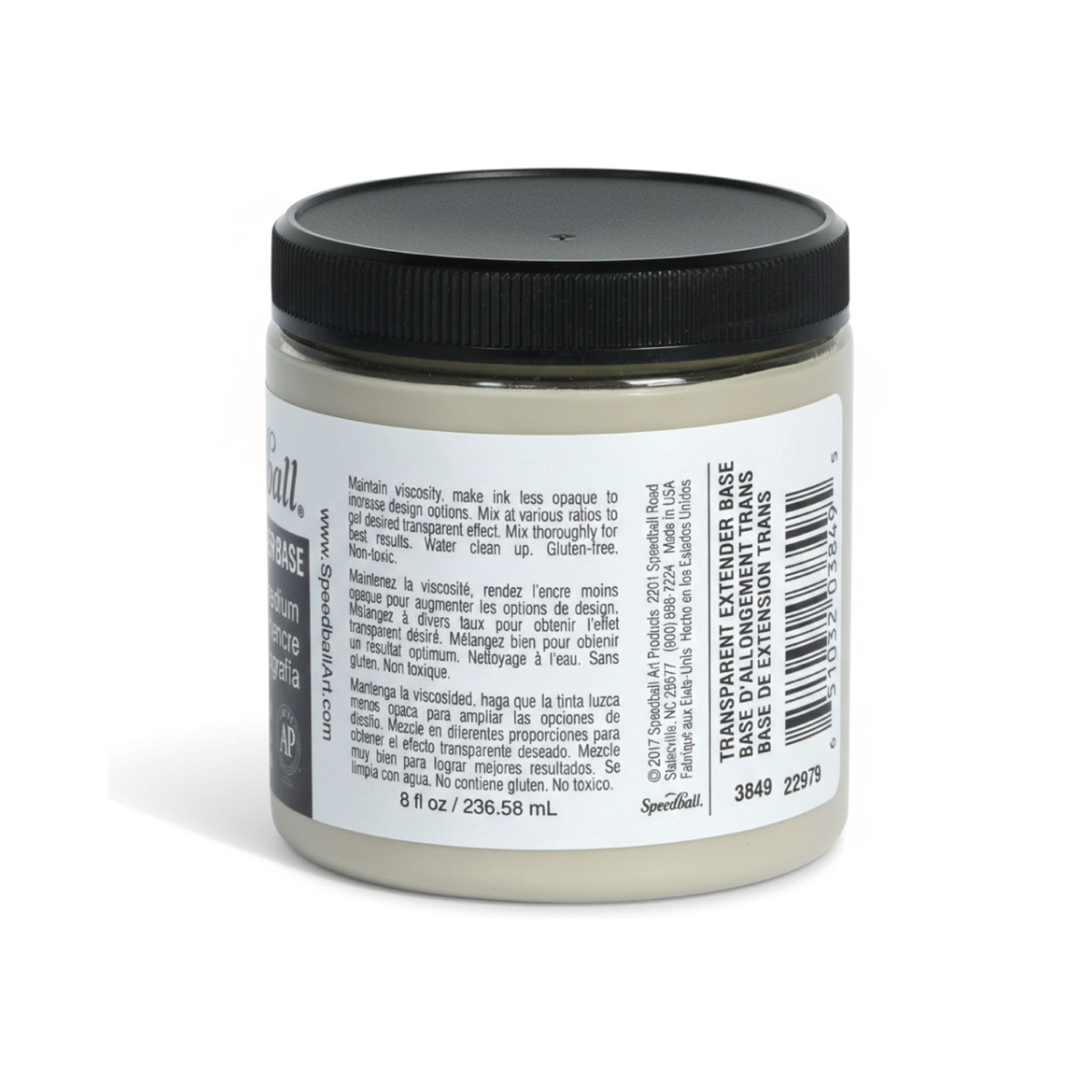 SPEEDBALL BLOCKDRUCK-TINTEN EXTENDER WASSERLÖSLICH 237 ML 2