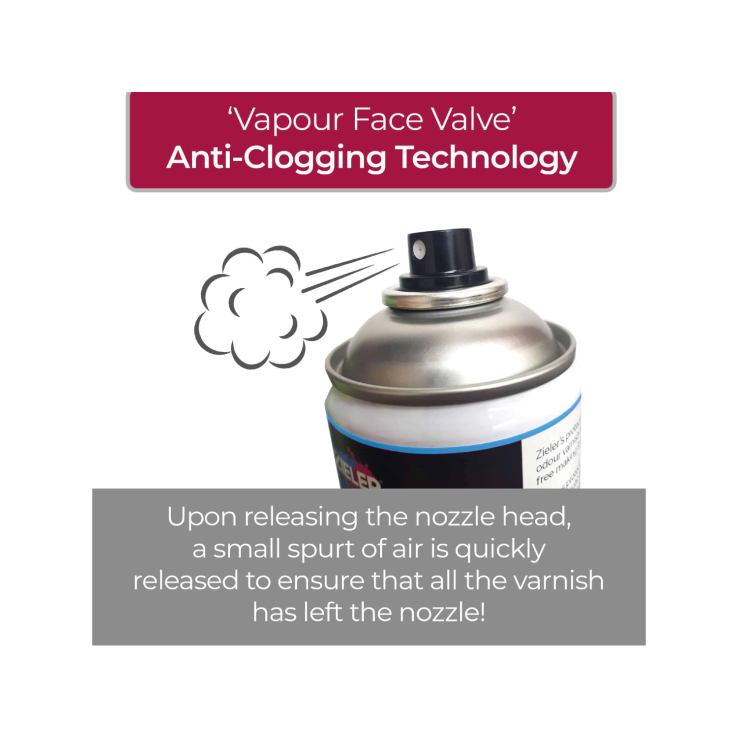 ZIELER PREMIUM LOW ODOUR PROTECTIVE VARNISH SPRAY GLOSS 5