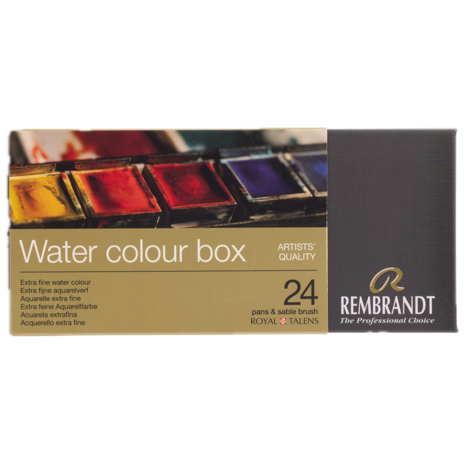 TALENS REMBRANDT AQUARELLFARBEN SET 24 X 1/2 NAPF 3