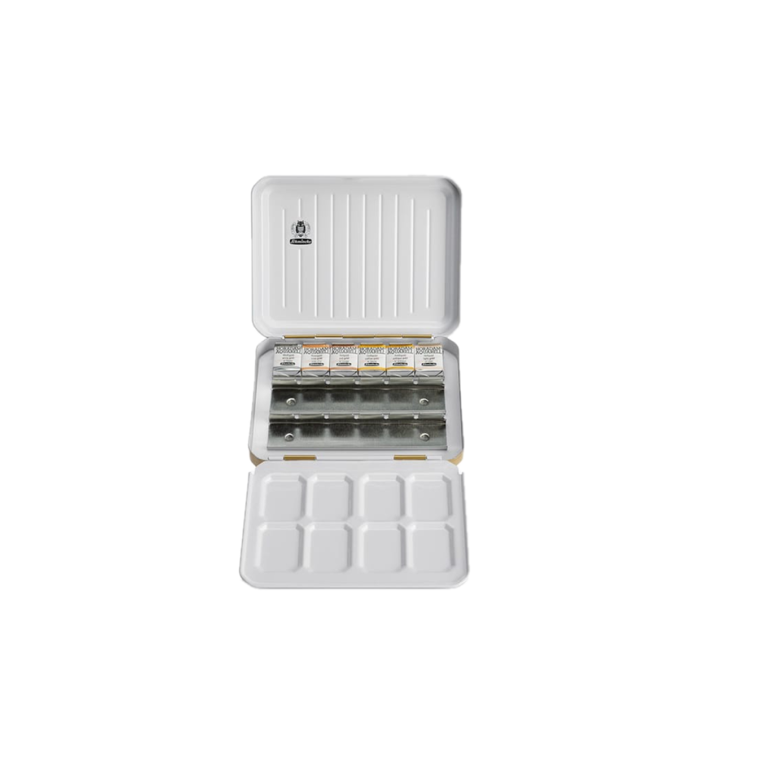SCHMINCKE HORADAM AQUARELL SET GOLD 6X 1/2 NAP + 12X LEER LIMITED EDITION WECK=WECK 2