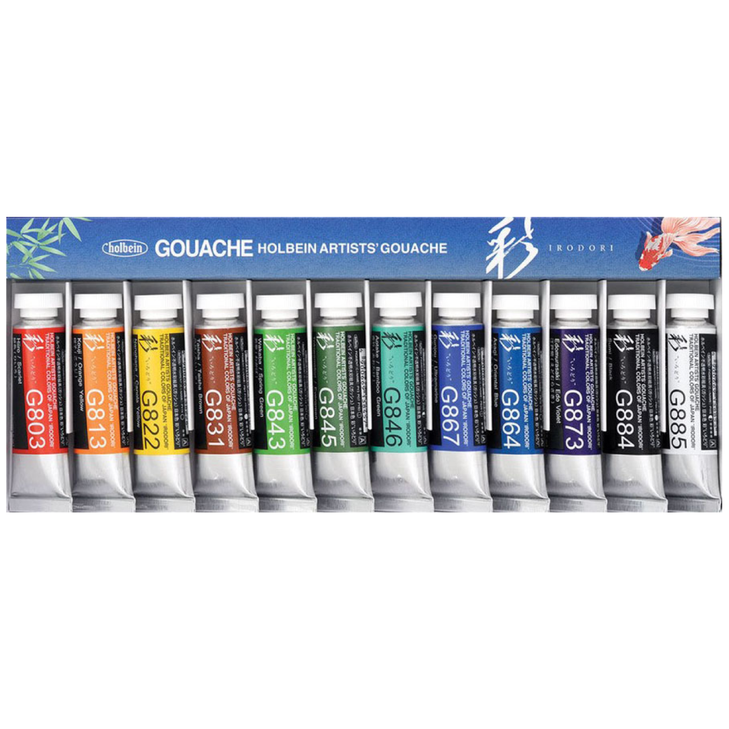 HOLBEIN ARTISTS' GOUACHE IRODORI SUMMER 15ML SET 12X 3