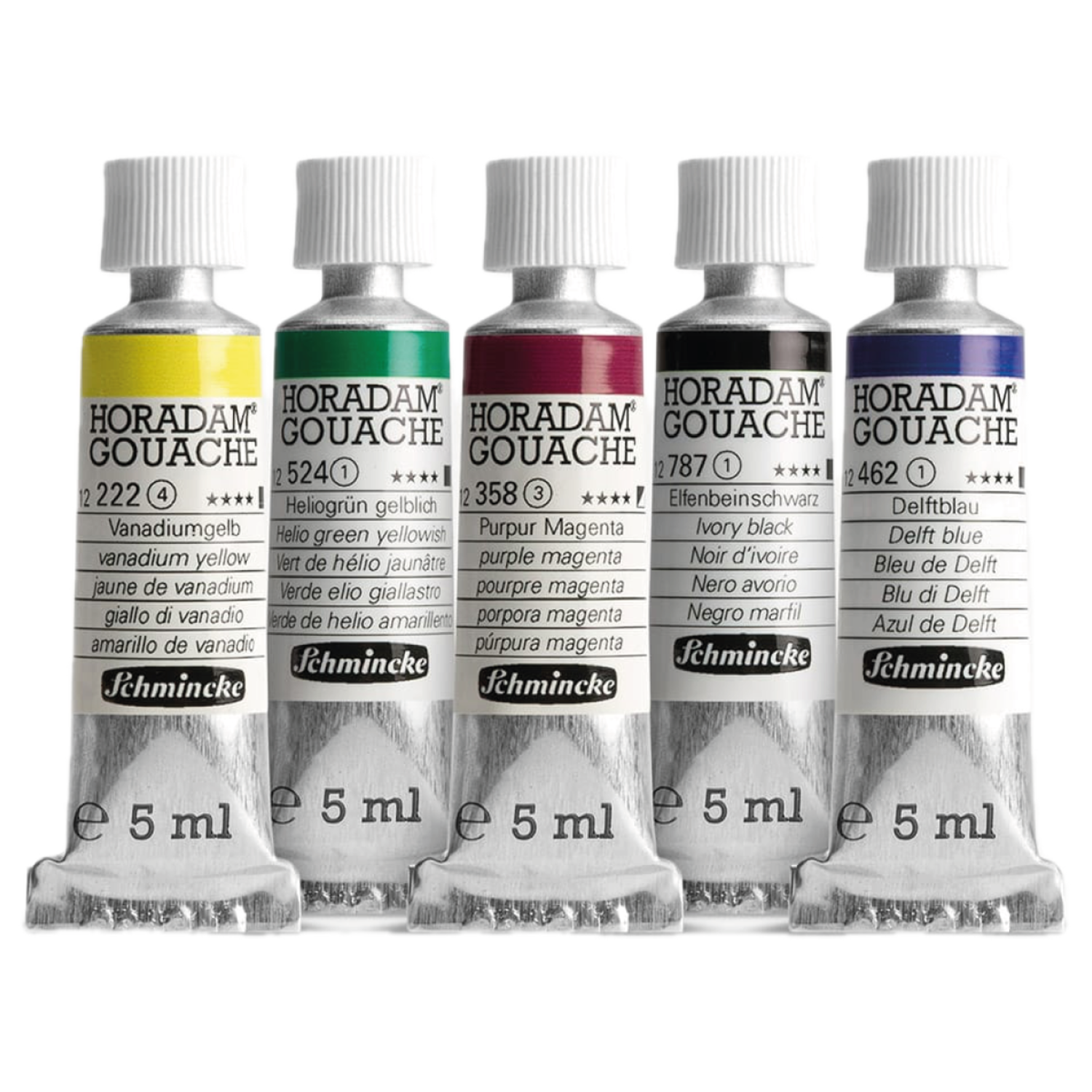 SCHMINCKE HORADAM GOUACHE SET POLARLICHTER 5X 5ML WECK=WECK 2