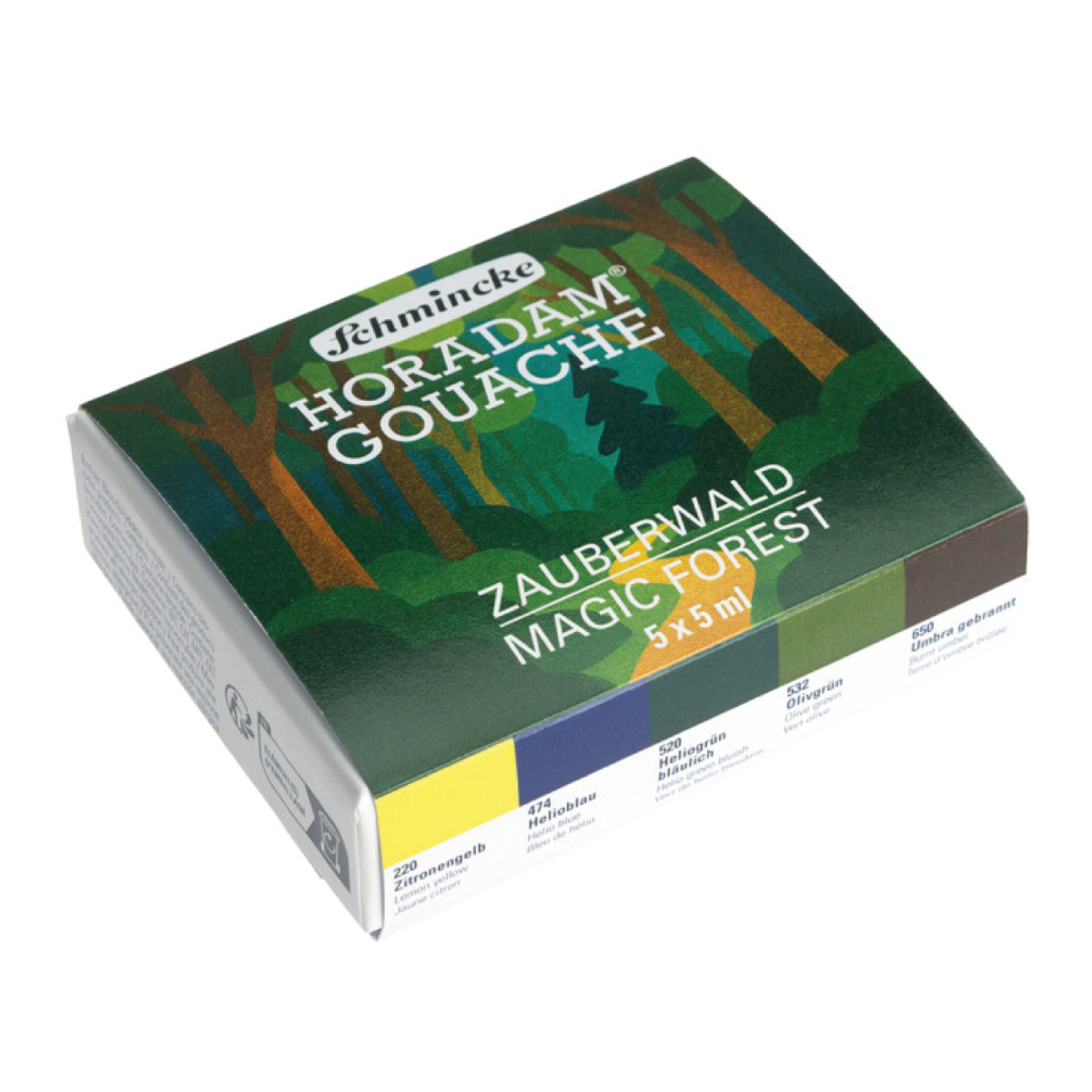 SCHMINCKE HORADAM GOUACHE SET ZAUBERWALD 5X 5ML WECK=WECK 4