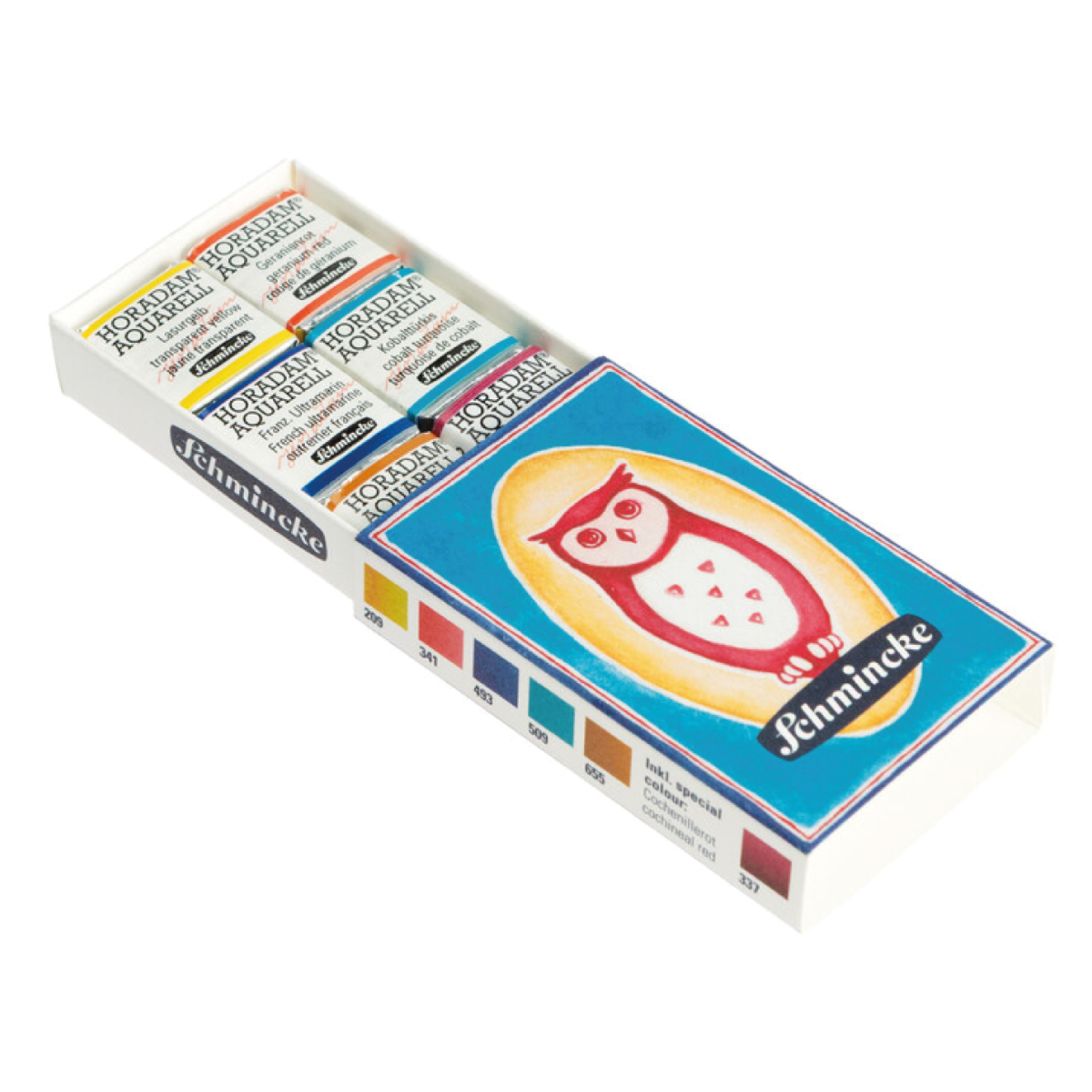 SCHMINCKE HORADAM AQUARELL SET MATCHBOX 6X 1/2N WECK=WECK 4