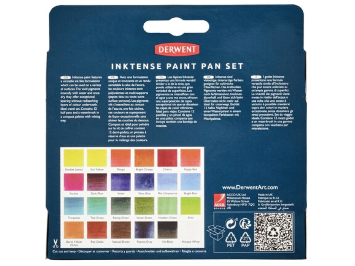DERWENT AQUARELVERF SET INKTENSE 24X NAP 2