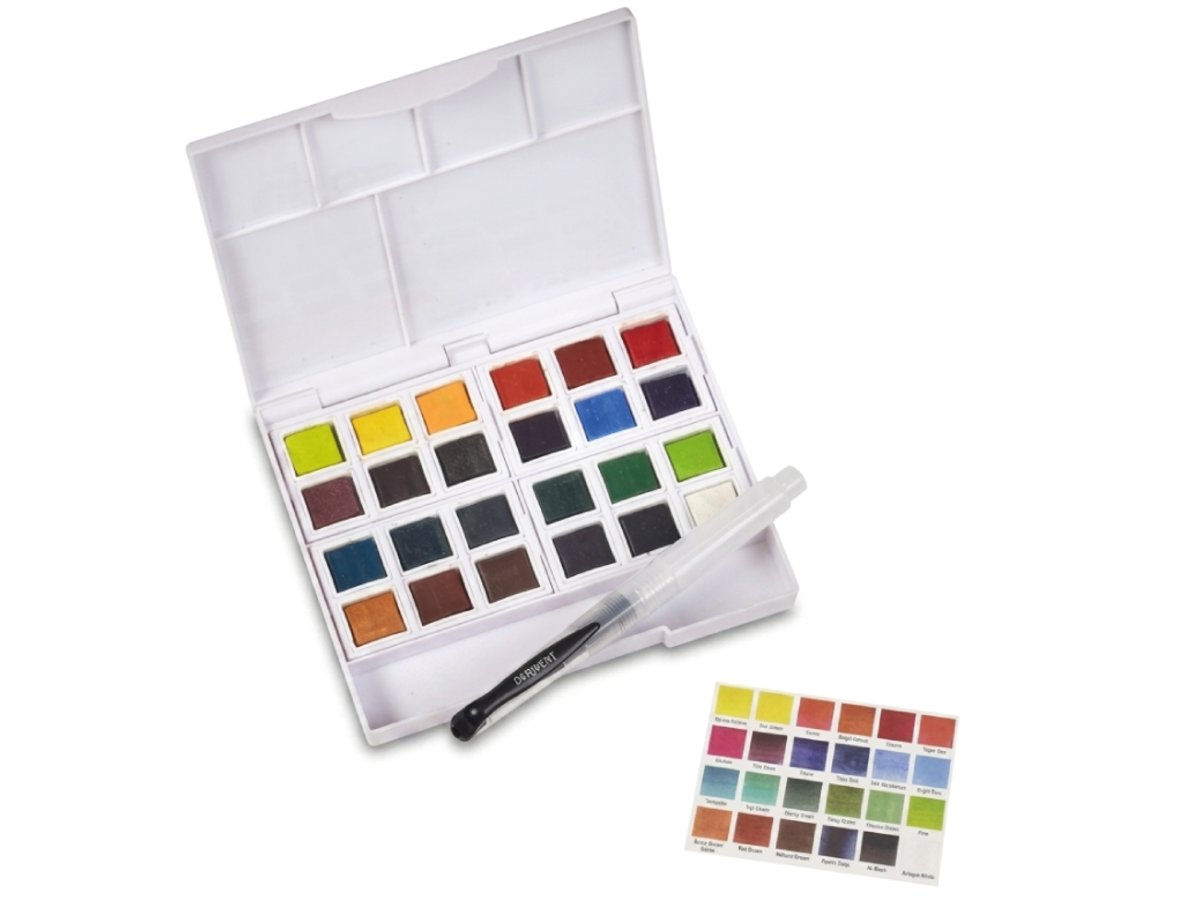 DERWENT AQUARELVERF SET INKTENSE 24X NAP 4