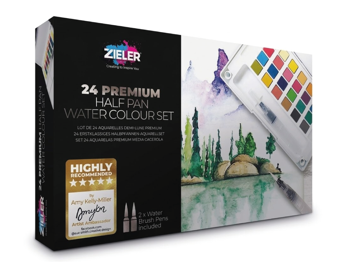 ZIELER WATERCOLOUR SET PAINTING INTRODUCTORY 30X 2