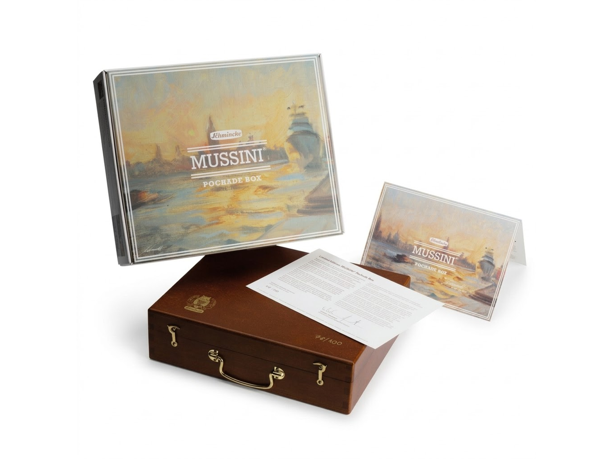 SCHMINCKE MUSSINI POCHADE BOX 12 × 15 ML + EXTRAS 2