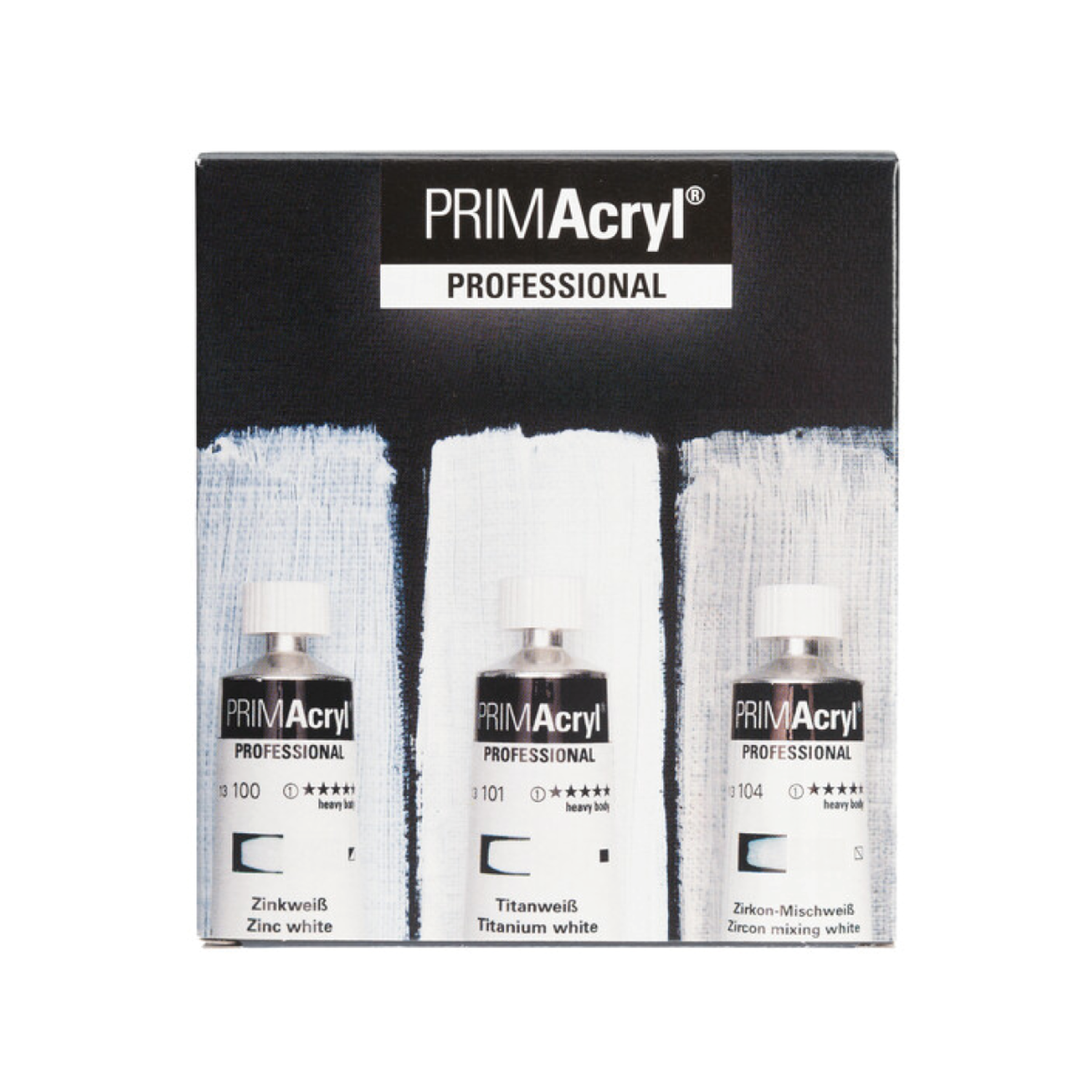 SCHMINCKE PRIMACRYL SET STARTER 35ML WHITE SHADES 3X OP=OP 2
