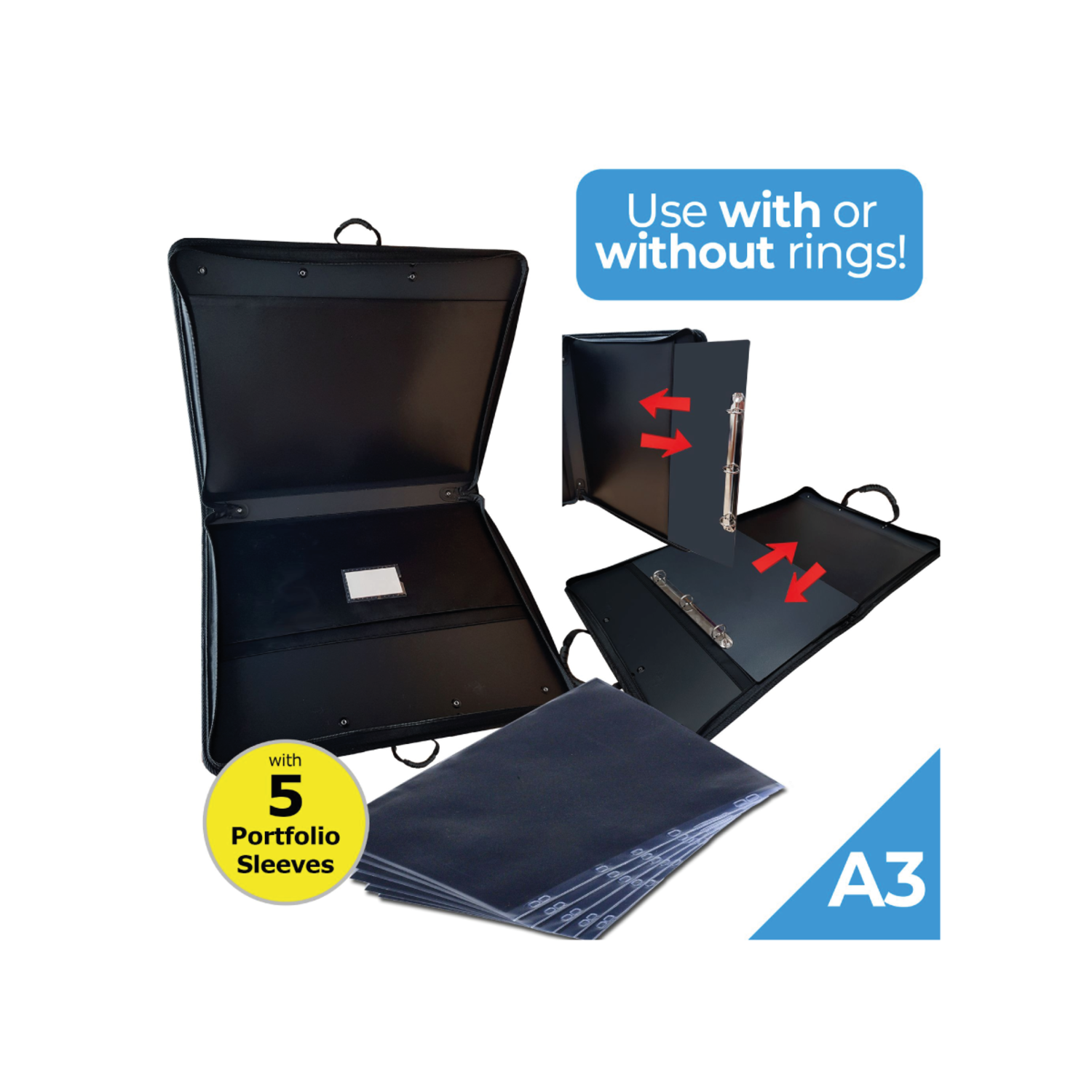 ZIELER PORTFOLIO PRESENTATION CASE A3 + 5 SLEEVES 4