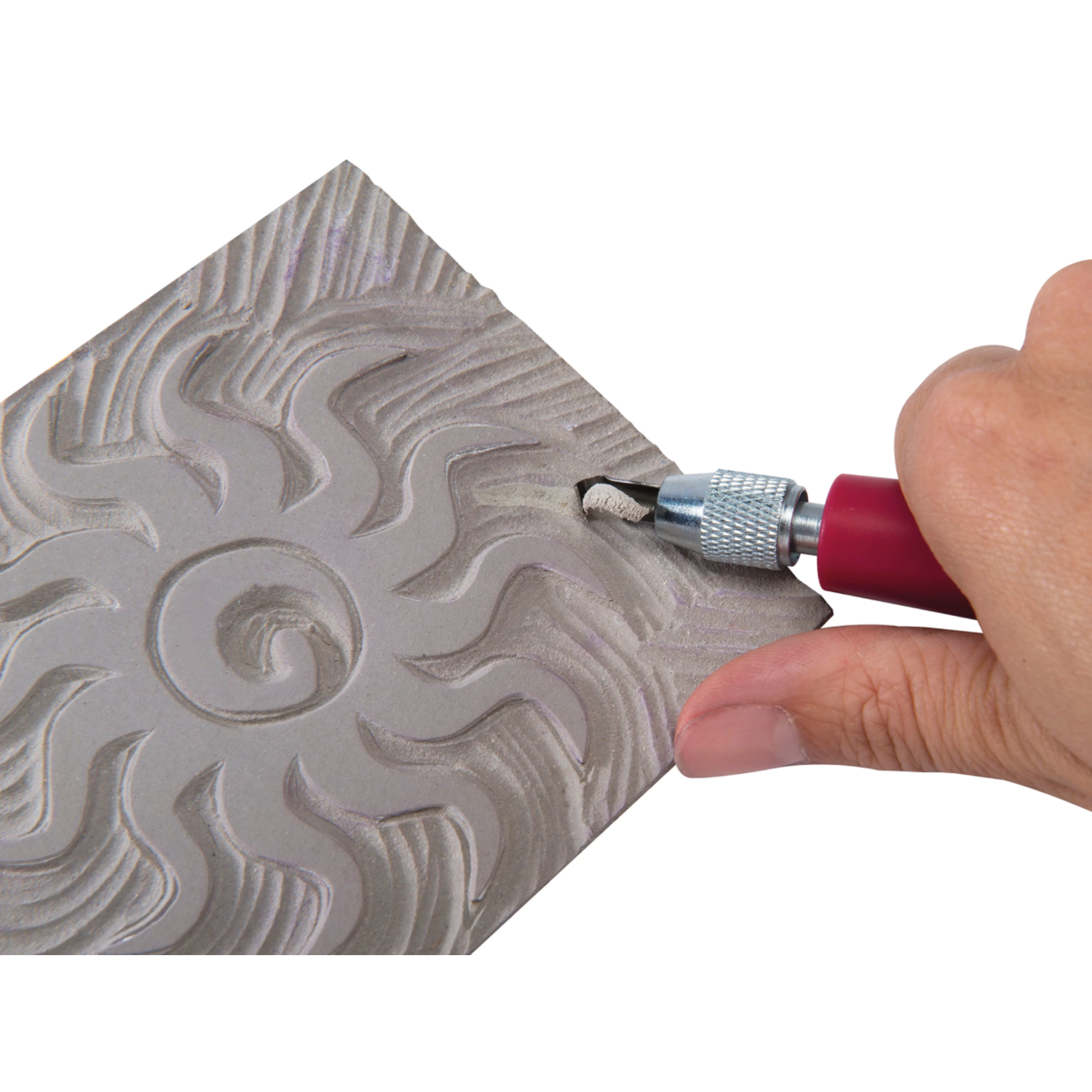 SPEEDBALL RED BARON LINOLEUM 22,8 x 30,4 CM UNMOUNTED (GRAY) 3